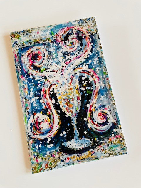 Art card - Design Champagne Glass