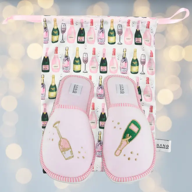 Tofflor & bag - Champagne