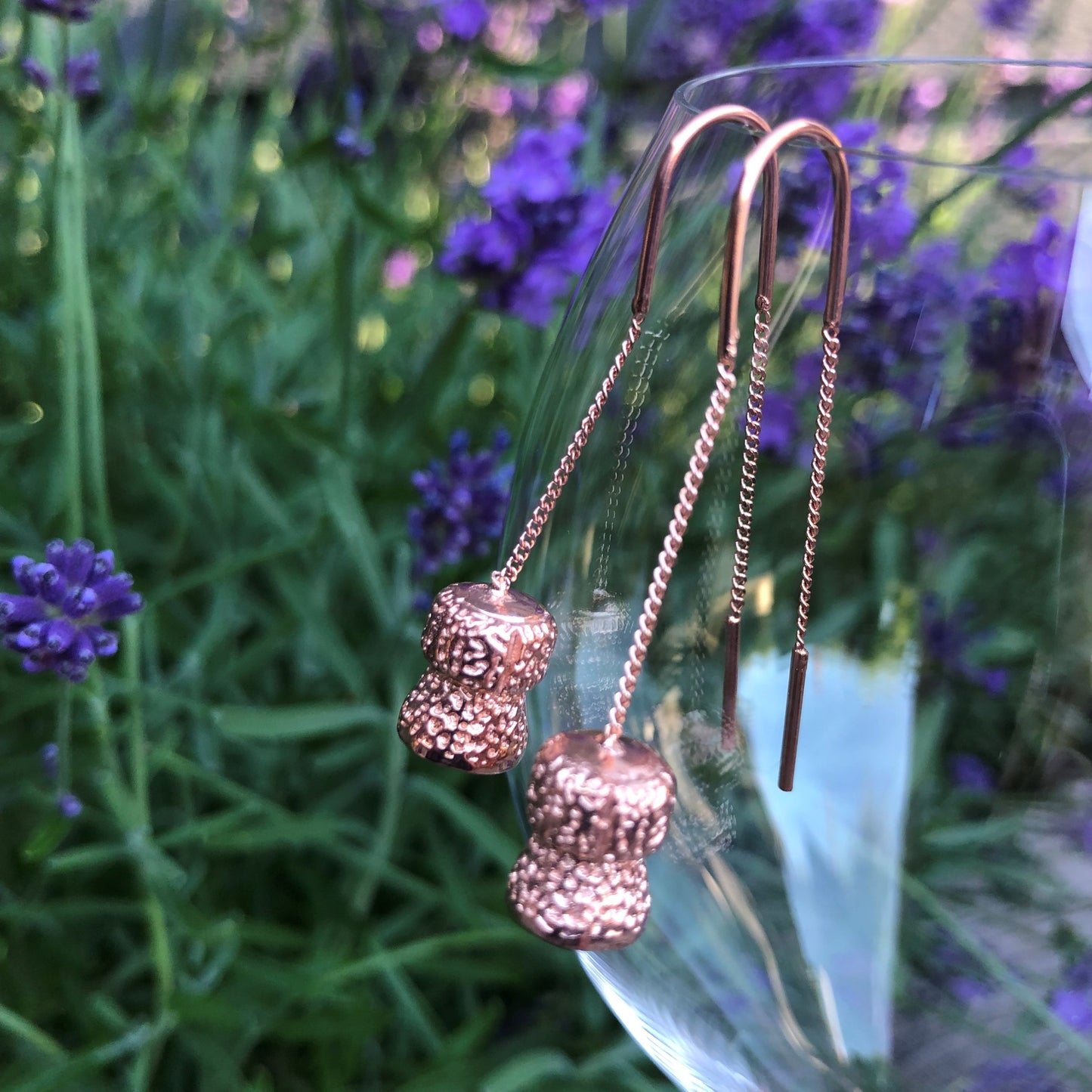 Champagne Cork Earrings