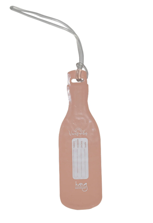 Luggage Tag - Champagne Bottle or Glass