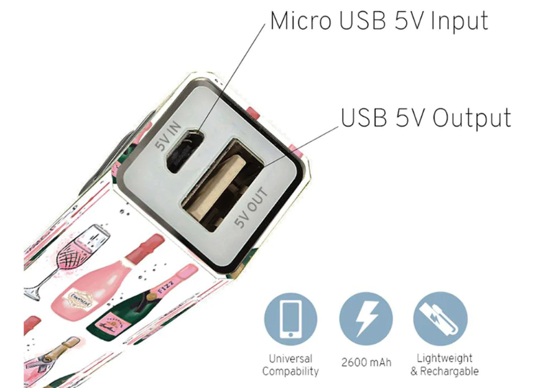 Portable Phone Charger - Champagne