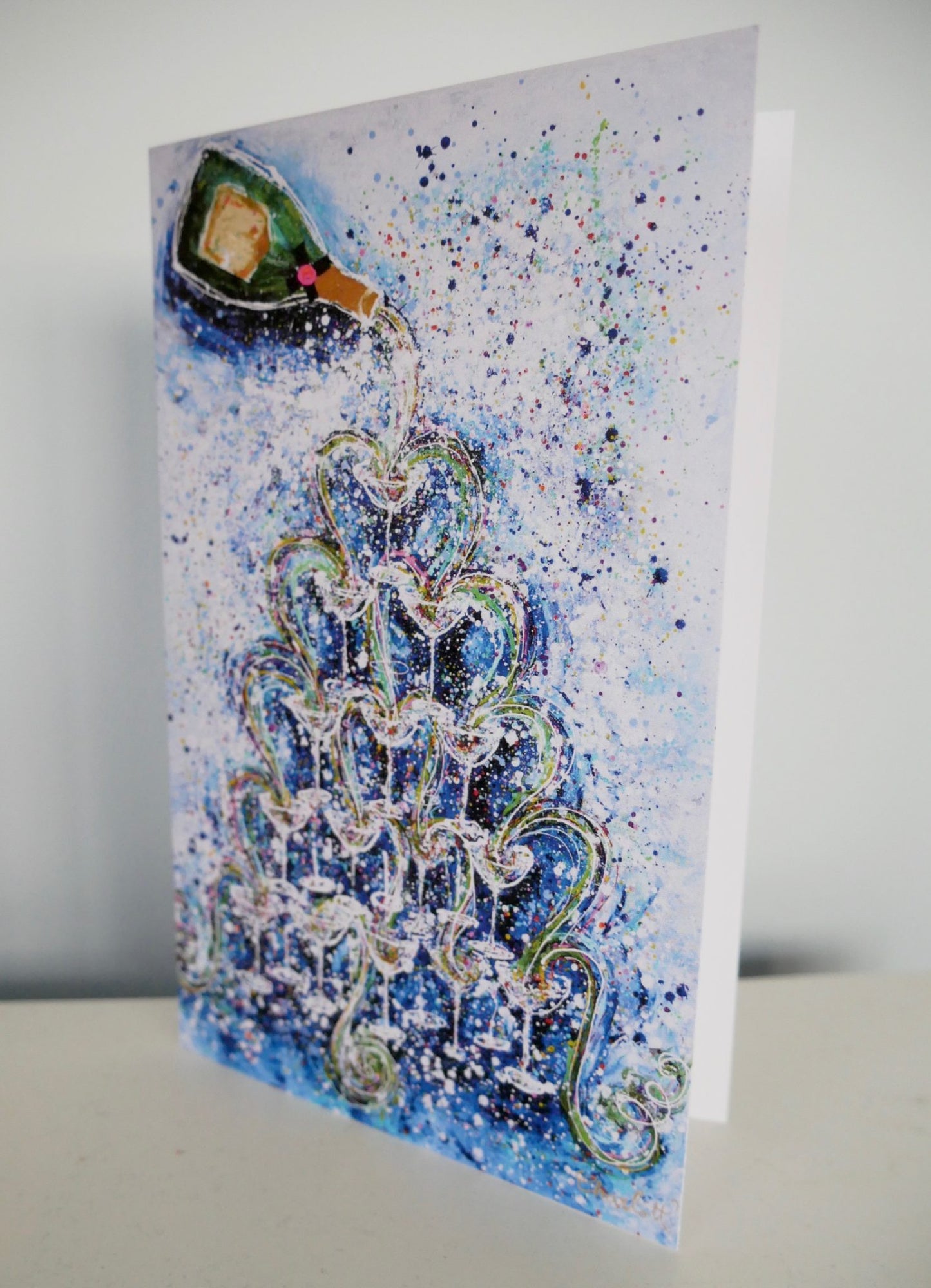 Art card - Design Champagne Tower