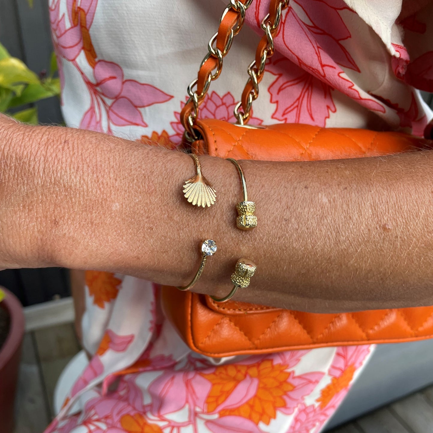 NEW! Champagne Cork Bangle