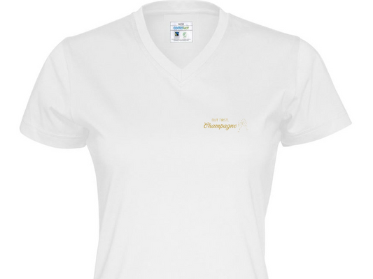 "But first, champagne", Fairtrade Organic T-shirt