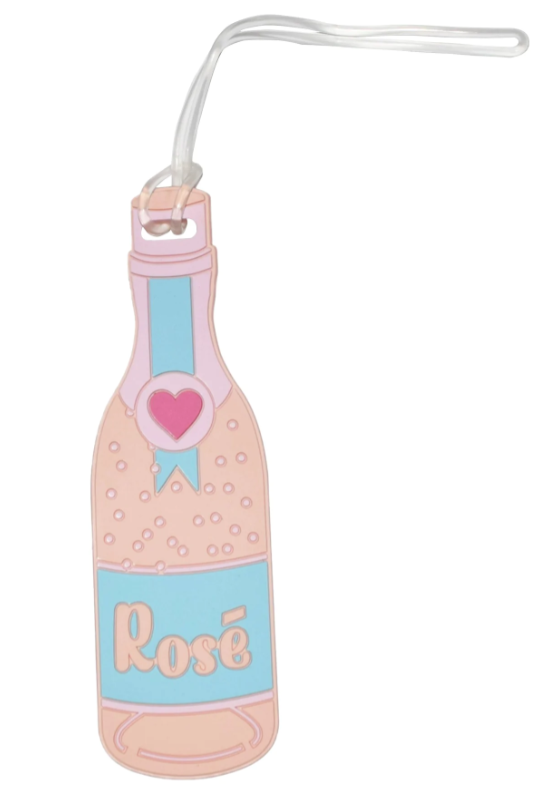 Luggage Tag - Champagne Bottle or Glass